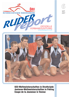 Ruderreport 6/07/Homepage