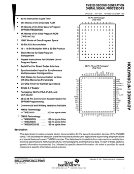 Second-Generation Digital Signal Processors