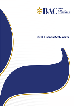 2018 Financial Statements Index