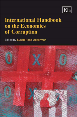 CORRUPTION International Handbook on the Economics Of