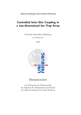 Controlled Inter-Site Coupling in a Two-Dimensional Ion Trap Array