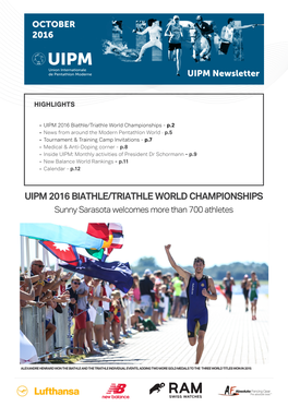 Uipm 2016 Biathle/Triathle World Championships