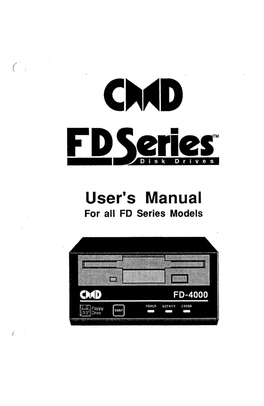 CMD FD Series User's Manual