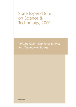 State Expenditure on Science and Technology And