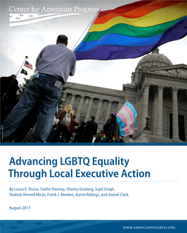 Advancing LGBTQ Equality Through Local Executive Action