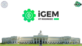 Iit Roorkee About Igem