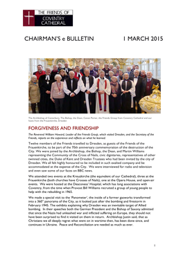 CHAIRMAN's E BULLETIN 1 MARCH 2015