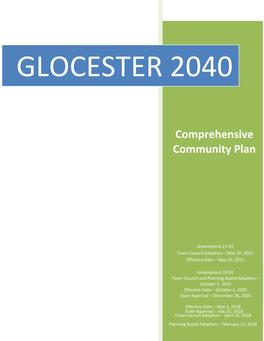 Comprehensive Plan Is a Document That Sets the Vision of the Community by Outlining Long Range Goals and Accompanying Policies and Actions to Achieve Them