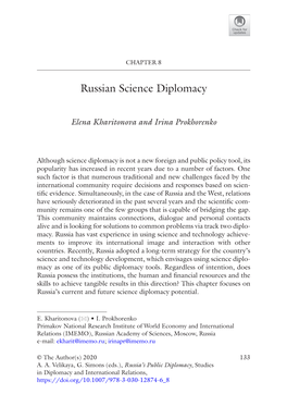 Russian Science Diplomacy