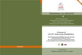 Dhamma and Society