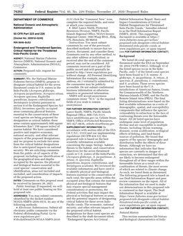 Federal Register/Vol. 85, No. 229/Friday, November 27, 2020