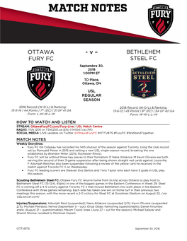 Ottawa Fury Fc