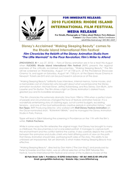 2010 Flickers: Rhode Island International Film Festival