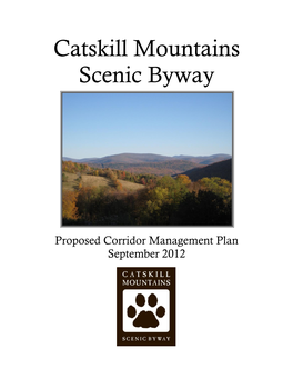 Catskill Mountains Scenic Byway