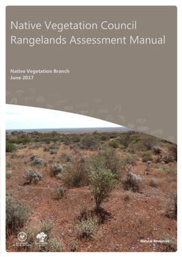 Native Vegetation Council Rangelands Assessment