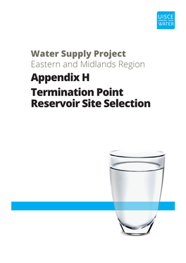 Appendix H Termination Point Reservoir Site Selection