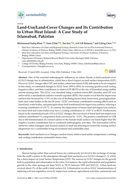 Land-Use/Land-Cover Changes and Its Contribution to Urban Heat Island: a Case Study of Islamabad, Pakistan