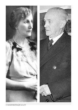 20 Journal of Liberal History 66 Spring 2010 Violet & Clem ‘The Only Purpose Iolet Bonham Carter Car Accident in December 1909