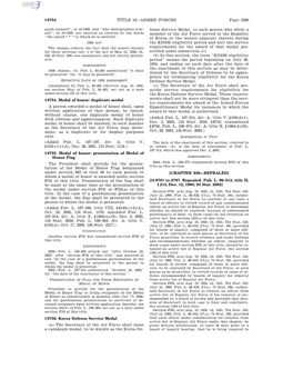 Page 2286 TITLE 10—ARMED FORCES § 8754 § 8754. Medal Of