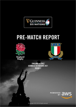 England V Italy