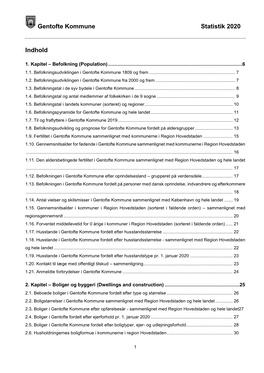 Gentofte Kommune Statistikhæfte 2020 (Pdf)