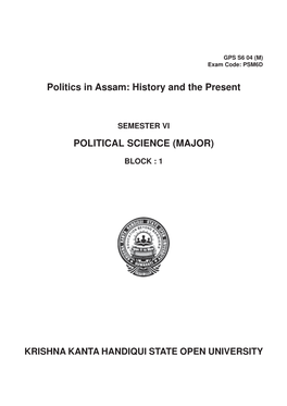 Revolt of 1857 and Assam 27-36 the Revolt of 1857 in Assam, Role of Maniram Dewan
