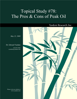 The Pros & Cons of Peak