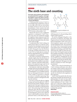 Epigenetics: the Sixth Base and Counting