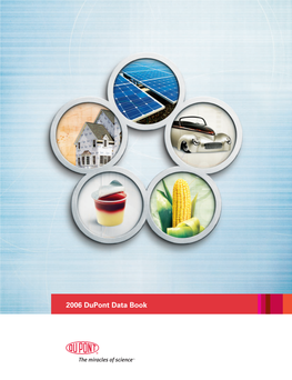 2006 Dupont Data Book Contents Dupont Investor Relations