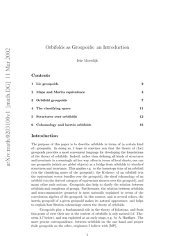 Orbifolds As Groupoids: an Introduction