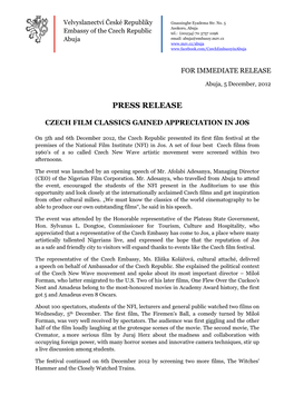 Press Release