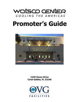 Promoter Guide