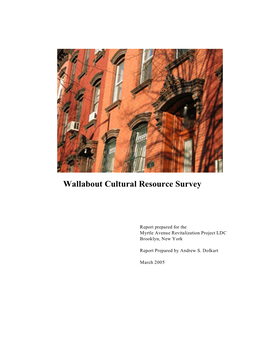 Wallabout Cultural Resource Survey