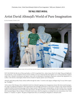 WSJ.Com Artist David Altmejd's World of Pure Imagination Anne