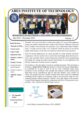 Enewsletter Vol.2 July-December 2018