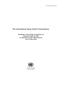 The International Drug Control Conventions