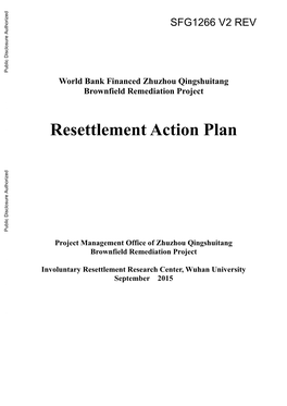 6.3 Resettlement of the Population Affected by Land Acquisition