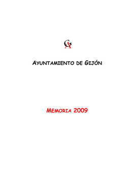 Ayuntamiento De Gijón Memoria 2009