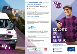 Colditz Ruft Den Rufbus