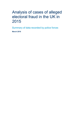 Fraud Allegations Data Report 2015