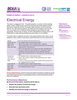 Electrical Energy