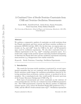 A Combined View of Sterile-Neutrino Constraints from CMB and Neutrino Oscillation Measurements