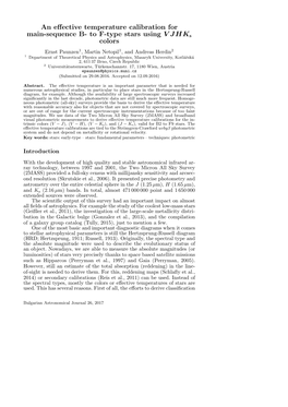 An Effective Temperature Calibration for Main-Sequence B- to F-Type Stars