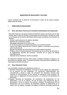 Ministerio De Educación Y Cultura