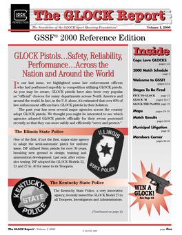 The GLOCK Report® / Volume I, 2000 Page One © GLOCK, 2000 (Continued from Page 1)