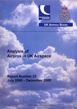 Analysis of Airprox in UK Airspace