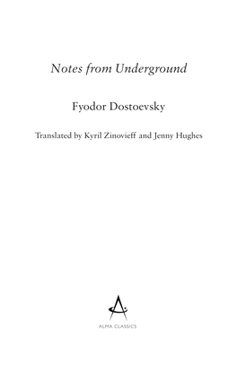 Notes from Underground