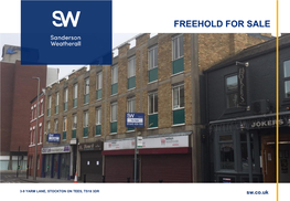 Freehold for Sale