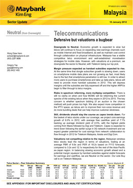 Malaysia Telecommunications