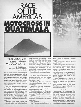 Race of the Americas-Motocross in Guatemala